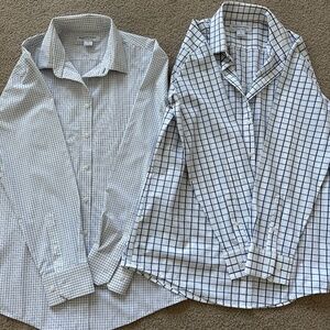 Mizzen+Main Performance Menswear Shirt Blue Lot size XL